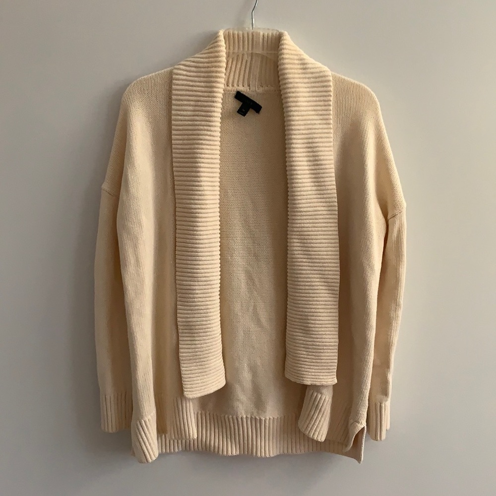 Jcrew Chunky Open Cardigan Gem